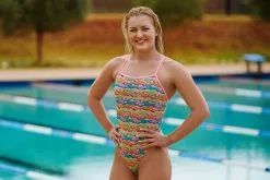 Funkita Lying Cheet Single Strap Badpak Dames -Goedkope Sport Glans Winkel funkita zwemkleding dames single strap fks030l lying cheet 012
