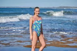 Funkita Cut Lines Tie Me Tight Badpak Dames -Goedkope Sport Glans Winkel funkita zwemkleding dames tie me tight cut lines fks001l70934 006