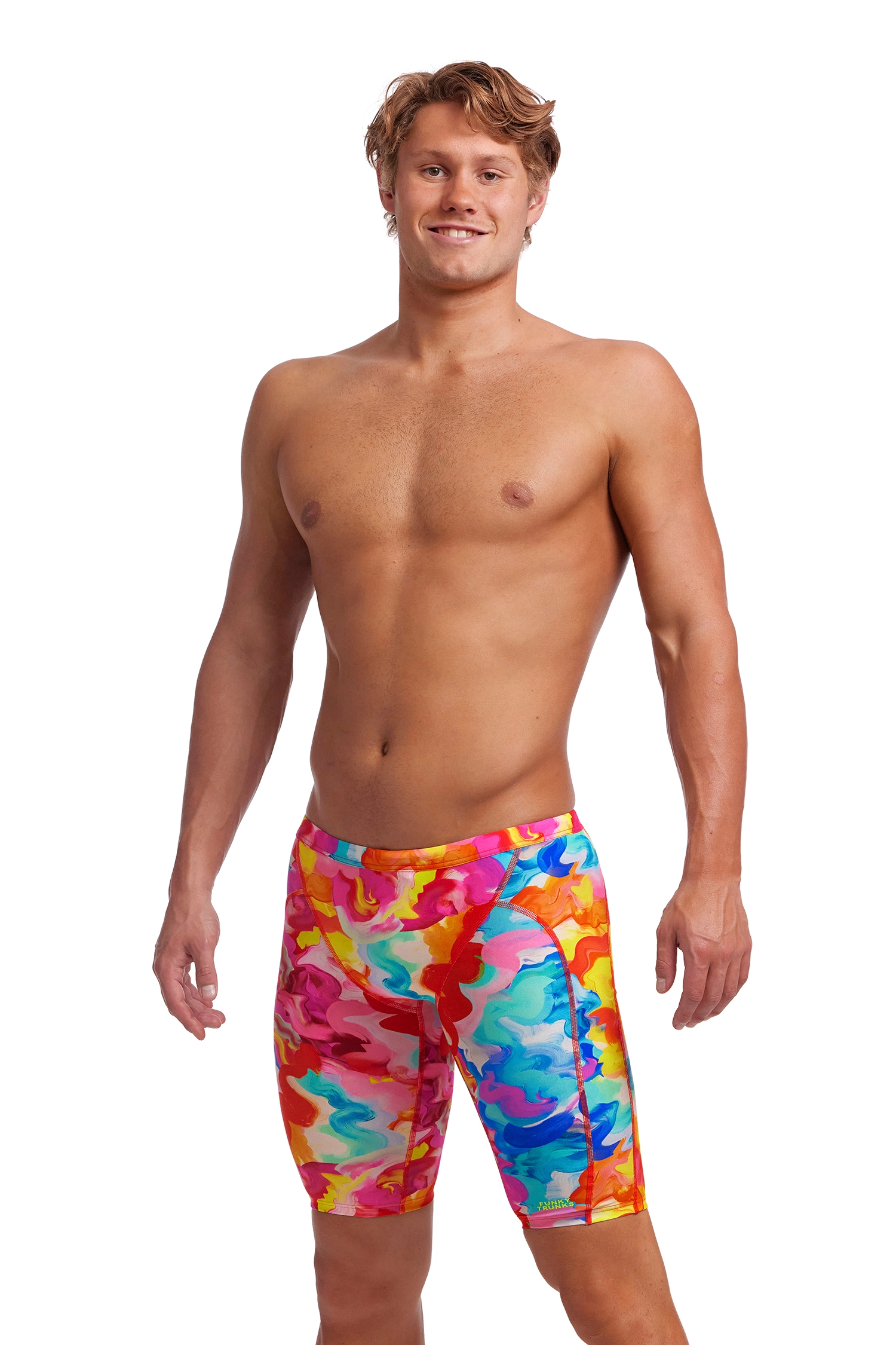 Funky Trunks Messy Monet Training Jammer Zwembroek Heren 4 Funky Trunks Messy Monet Training Jammer Zwembroek Heren - Afbeelding 2