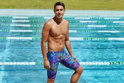 Funky Trunks Oyster Saucy Training Jammer Zwembroek Heren -Goedkope Sport Glans Winkel funky trunks zwemkleding heren training jammers ft37m oyster saucy 011