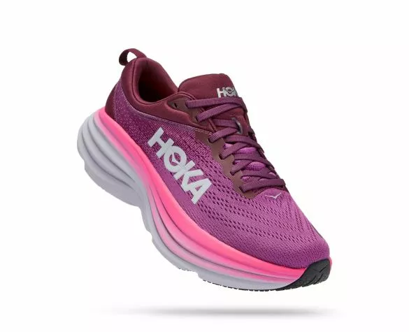 Hoka One One Hoka Bondi 8 Hardloopschoenen Paars Dames 3 Hoka One One Hoka Bondi 8 Hardloopschoenen Paars Dames