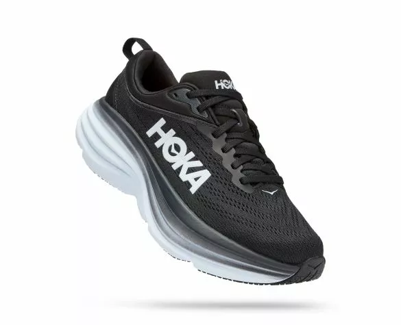 Hoka One One Hoka Bondi 8 Hardloopschoenen Zwart/wit Dames 3 Hoka One One Hoka Bondi 8 Hardloopschoenen Zwart/wit Dames