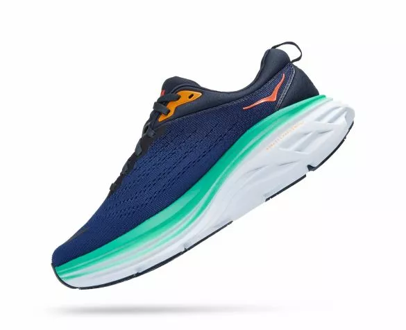 Hoka One One Hoka Bondi 8 Wide Hardloopschoenen Blauw Dames 4 Hoka One One Hoka Bondi 8 Wide Hardloopschoenen Blauw Dames - Afbeelding 2