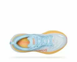 Hoka One One Hoka Bondi 8 Hardloopschoenen Lichtblauw Dames -Goedkope Sport Glans Winkel hoka bondi 1127952 ssca 003