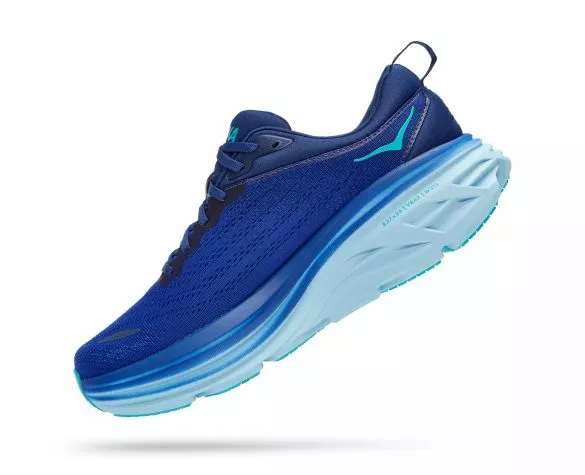 Hoka One One Hoka Bondi 8 Hardloopschoenen Blauw Heren 4 Hoka One One Hoka Bondi 8 Hardloopschoenen Blauw Heren - Afbeelding 2