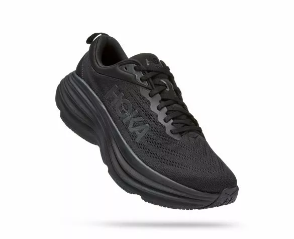 Hoka One One Hoka Bondi 8 Wide Hardloopschoenen Zwart Heren 3 Hoka One One Hoka Bondi 8 Wide Hardloopschoenen Zwart Heren