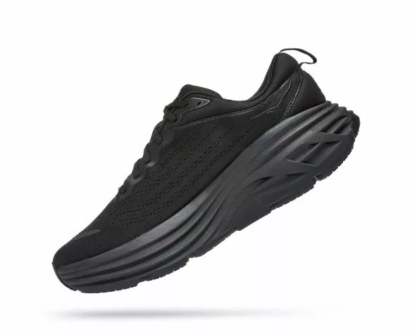 Hoka One One Hoka Bondi 8 Wide Hardloopschoenen Zwart Heren 4 Hoka One One Hoka Bondi 8 Wide Hardloopschoenen Zwart Heren - Afbeelding 2