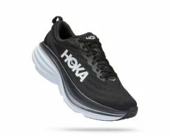 Hoka One One Hoka Bondi 8 Hardloopschoenen Zwart/wit Heren