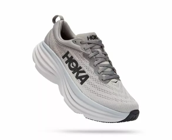 Hoka One One Hoka Bondi 8 Hardloopschoenen Grijs Heren 3 Hoka One One Hoka Bondi 8 Hardloopschoenen Grijs Heren