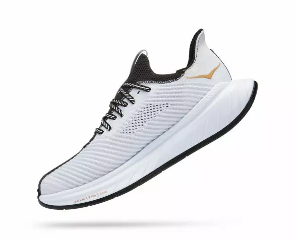 Hoka One One Hoka Carbon X 3 Hardloopschoenen Zwart/wit Heren 4 Hoka One One Hoka Carbon X 3 Hardloopschoenen Zwart/wit Heren - Afbeelding 2