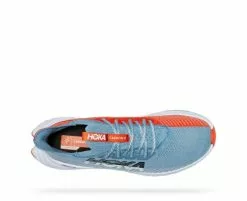 Hoka One One Hoka Carbon X 3 Hardloopschoenen Blauw/oranje Heren -Goedkope Sport Glans Winkel hoka carbon x3 1123192 mspbl 003