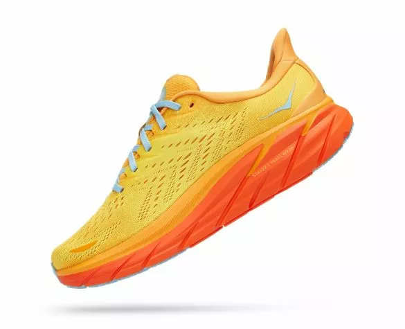 Hoka One One Hoka Clifton 8 Hardloopschoenen Geel/oranje Heren 4 Hoka One One Hoka Clifton 8 Hardloopschoenen Geel/oranje Heren - Afbeelding 2