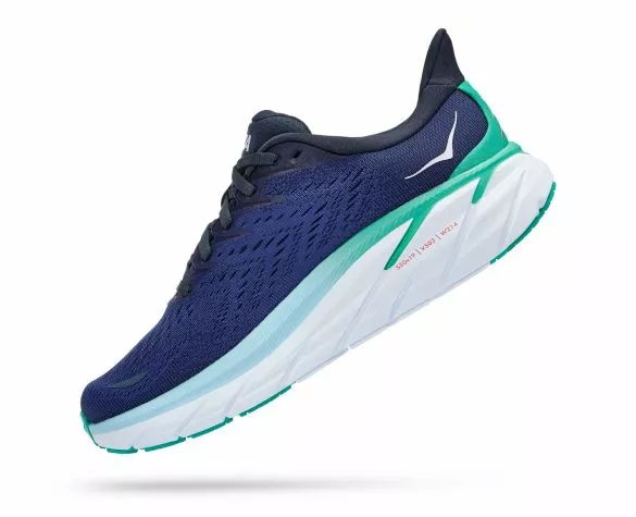 Hoka One One Hoka Clifton 8 Hardloopschoenen Blauw Dames 4 Hoka One One Hoka Clifton 8 Hardloopschoenen Blauw Dames - Afbeelding 2