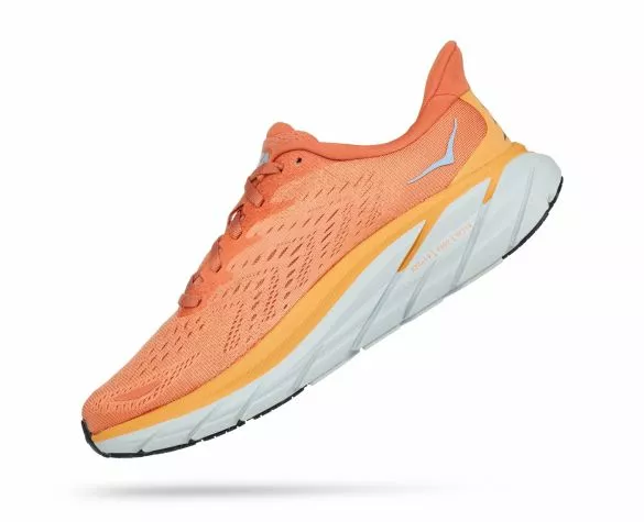 Hoka One One Hoka Clifton 8 Hardloopschoenen Oranje Dames 4 Hoka One One Hoka Clifton 8 Hardloopschoenen Oranje Dames - Afbeelding 2