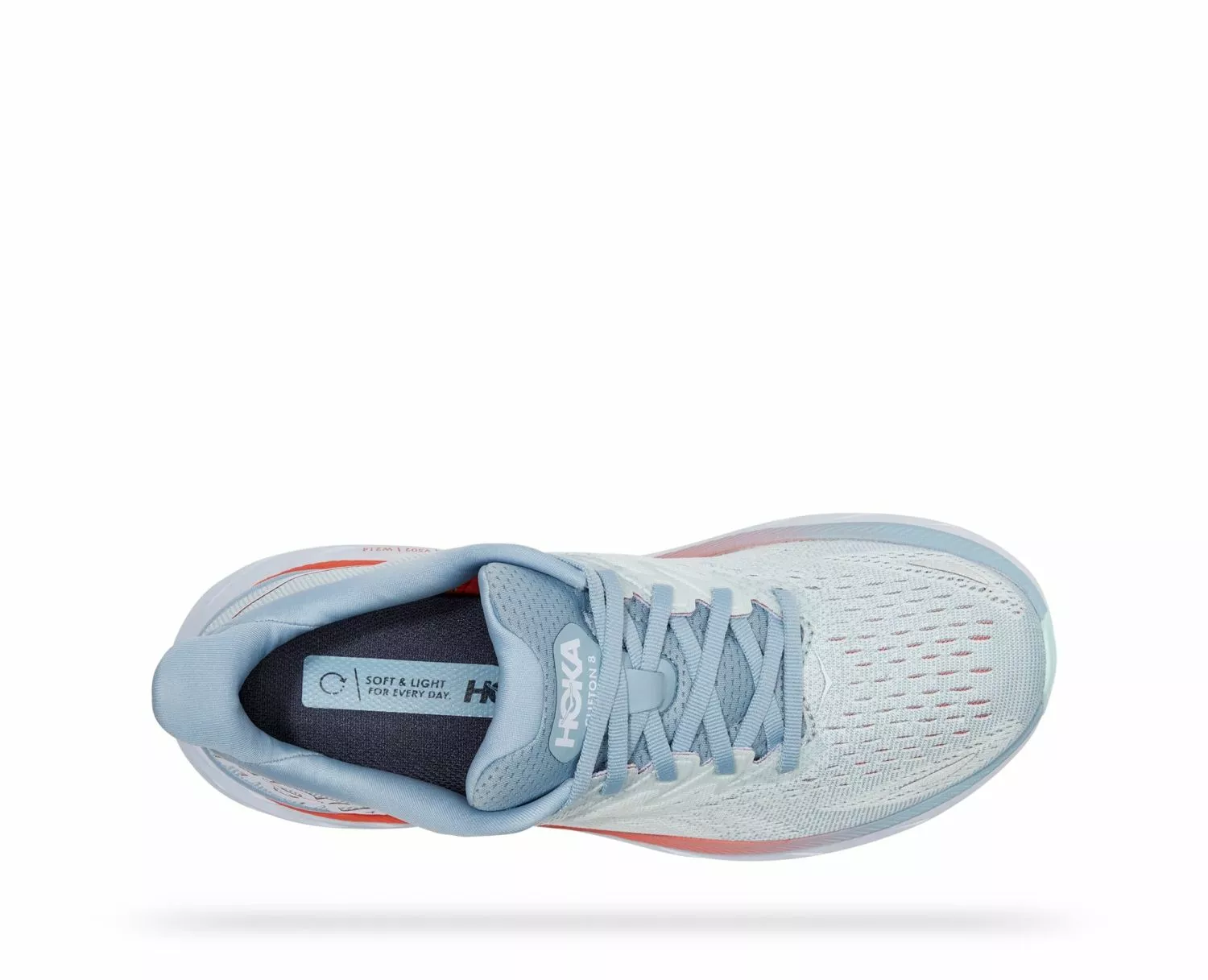 Hoka One One Hoka Clifton 8 Wide Hardloopschoenen Lichtblauw Dames 5 Hoka One One Hoka Clifton 8 Wide Hardloopschoenen Lichtblauw Dames - Afbeelding 3