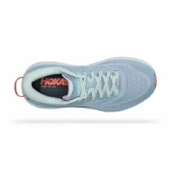 Hoka One One Bondi 7 Hardloopschoenen Lichtblauw Dames -Goedkope Sport Glans Winkel hoka dames bondi 7 1110519 bfbg 004