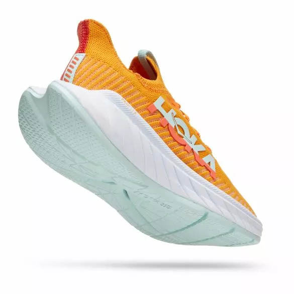 Hoka One One Hoka Carbon X 3 Hardloopschoenen Oranje Dames 5 Hoka One One Hoka Carbon X 3 Hardloopschoenen Oranje Dames - Afbeelding 3