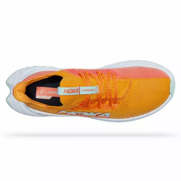 Hoka One One Hoka Carbon X 3 Hardloopschoenen Oranje Dames 6 Hoka One One Hoka Carbon X 3 Hardloopschoenen Oranje Dames - Afbeelding 4