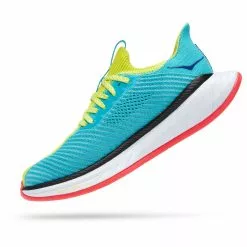 Hoka One One Hoka Carbon X 3 Hardloopschoenen Groen/blauw Dames -Goedkope Sport Glans Winkel hoka dames carbon x evening primrose scuba blue 1123193 epsb 04