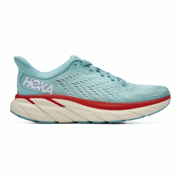 Hoka One One Clifton 8 Hardloopschoenen Blauw/rood Dames 3 Hoka One One Clifton 8 Hardloopschoenen Blauw/rood Dames
