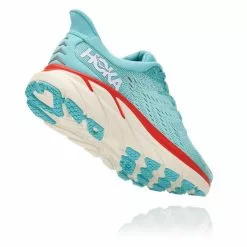 Hoka One One Clifton 8 Hardloopschoenen Blauw/rood Dames 10 Hoka One One Clifton 8 Hardloopschoenen Blauw/rood Dames -Goedkope Sport Glans Winkel hoka dames clifton 8 1119394 aebl 003