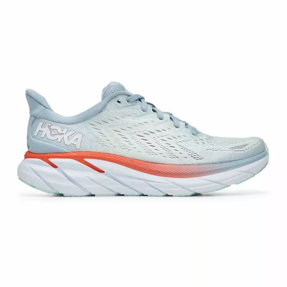 Hoka One One Clifton 8 Hardloopschoenen Licht Blauw Dames 3 Hoka One One Clifton 8 Hardloopschoenen Licht Blauw Dames