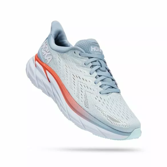 Hoka One One Clifton 8 Hardloopschoenen Licht Blauw Dames 4 Hoka One One Clifton 8 Hardloopschoenen Licht Blauw Dames - Afbeelding 2