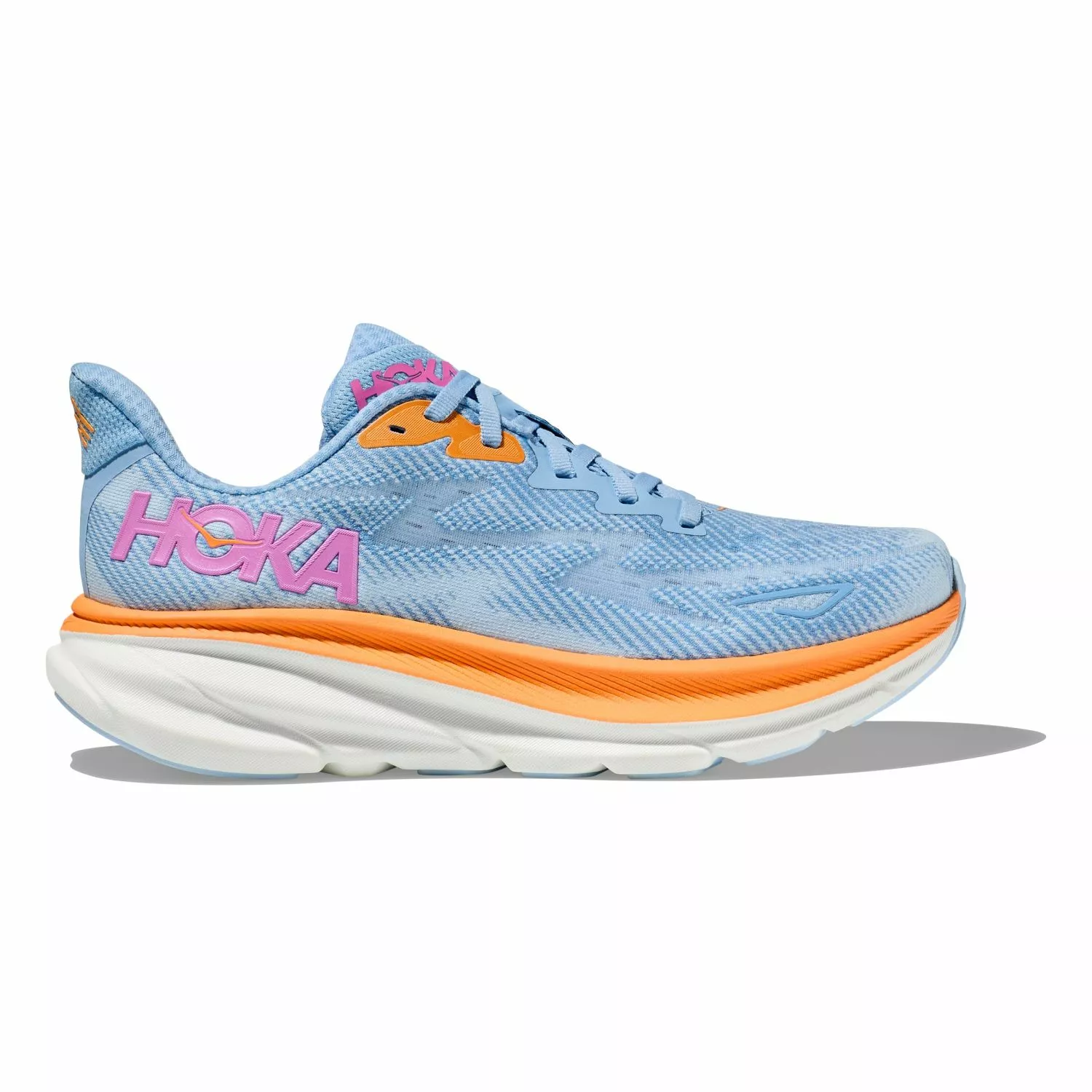 Hoka One One Hoka Clifton 9 Hardloopschoenen Blauw/oranje Dames 3 Hoka One One Hoka Clifton 9 Hardloopschoenen Blauw/oranje Dames