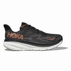 Hoka One One Hoka Clifton 9 Hardloopschoenen Zwart/bruin Dames