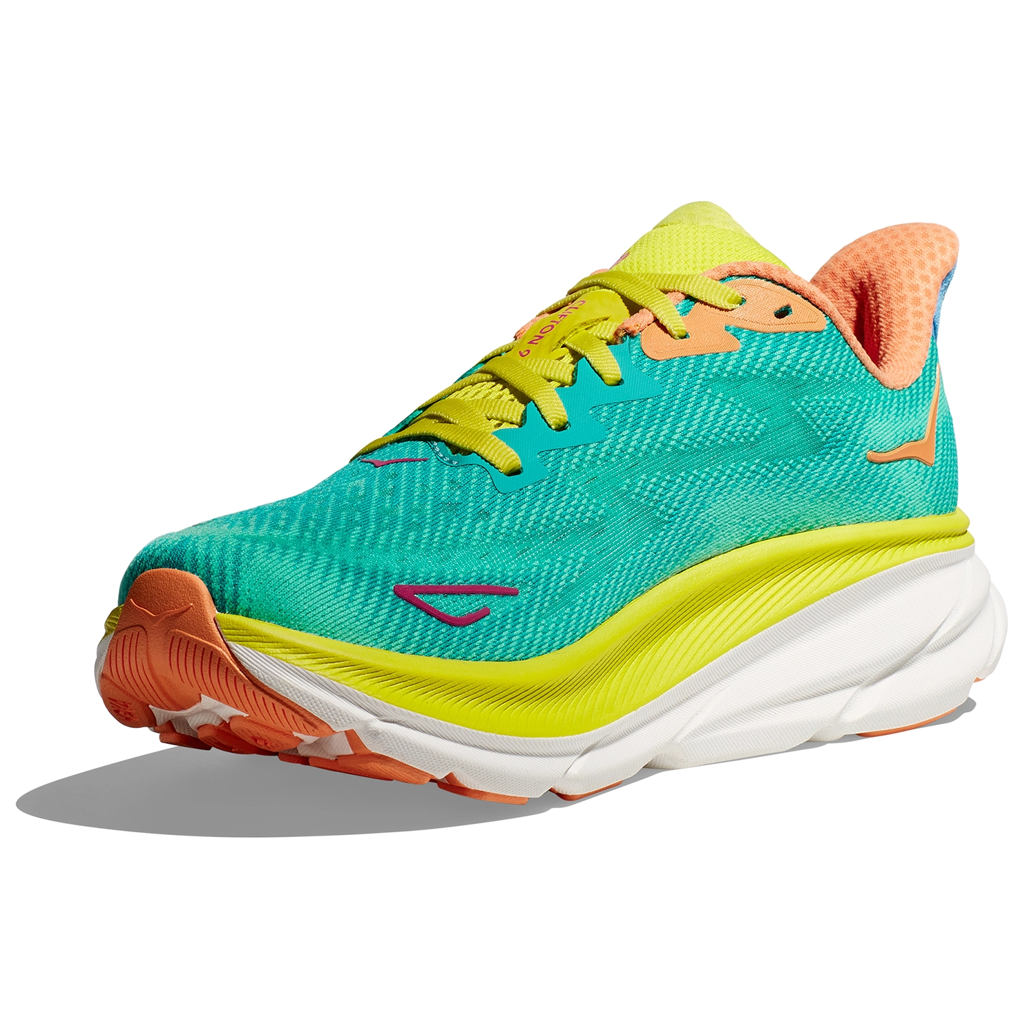 Hoka One One Hoka Clifton 9 Hardloopschoenen Groen/geel Heren 4 Hoka One One Hoka Clifton 9 Hardloopschoenen Groen/geel Heren - Afbeelding 2