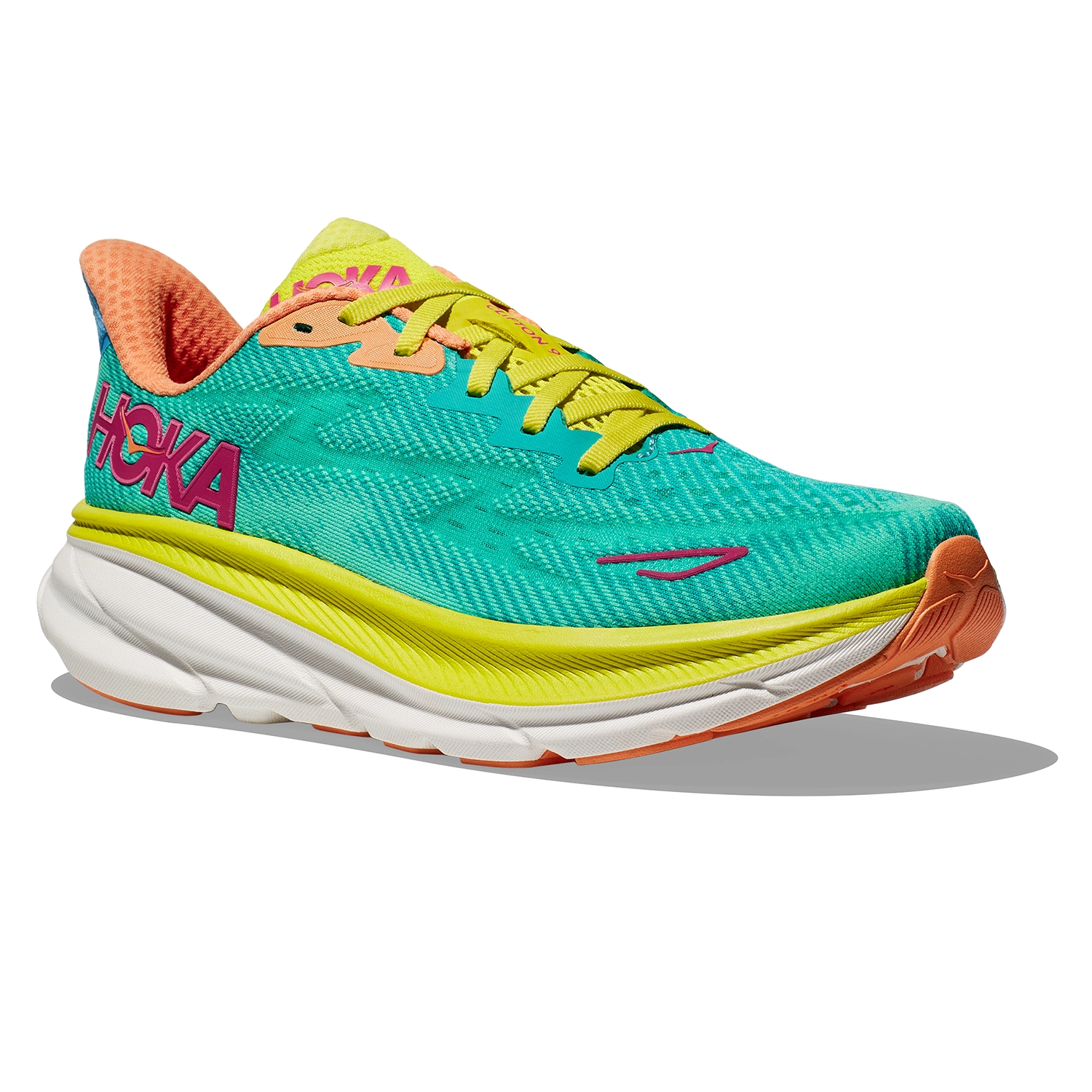 Hoka One One Hoka Clifton 9 Hardloopschoenen Groen/geel Heren 9 Hoka One One Hoka Clifton 9 Hardloopschoenen Groen/geel Heren - Afbeelding 7