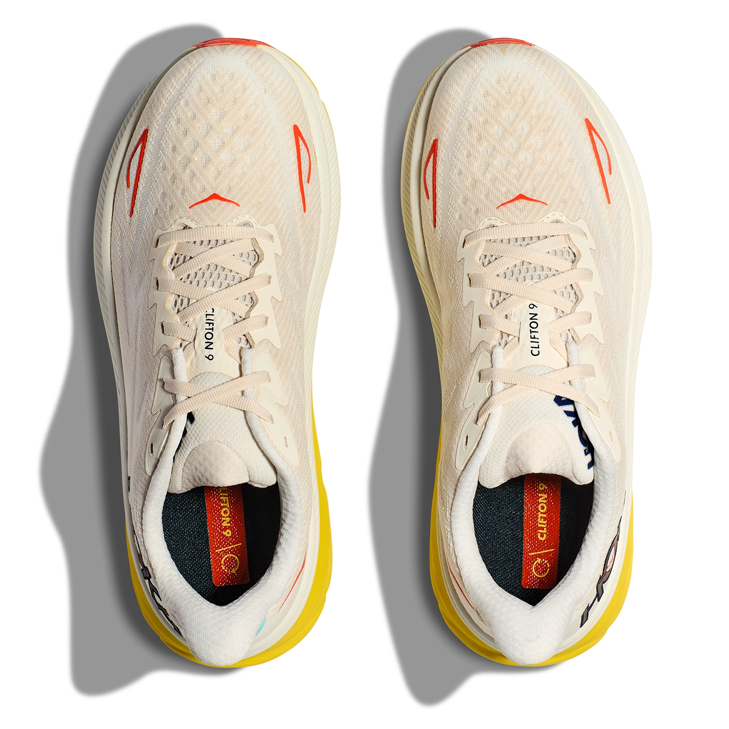 Hoka One One Hoka Clifton 9 Hardloopschoenen Beige/geel Heren 5 Hoka One One Hoka Clifton 9 Hardloopschoenen Beige/geel Heren - Afbeelding 3