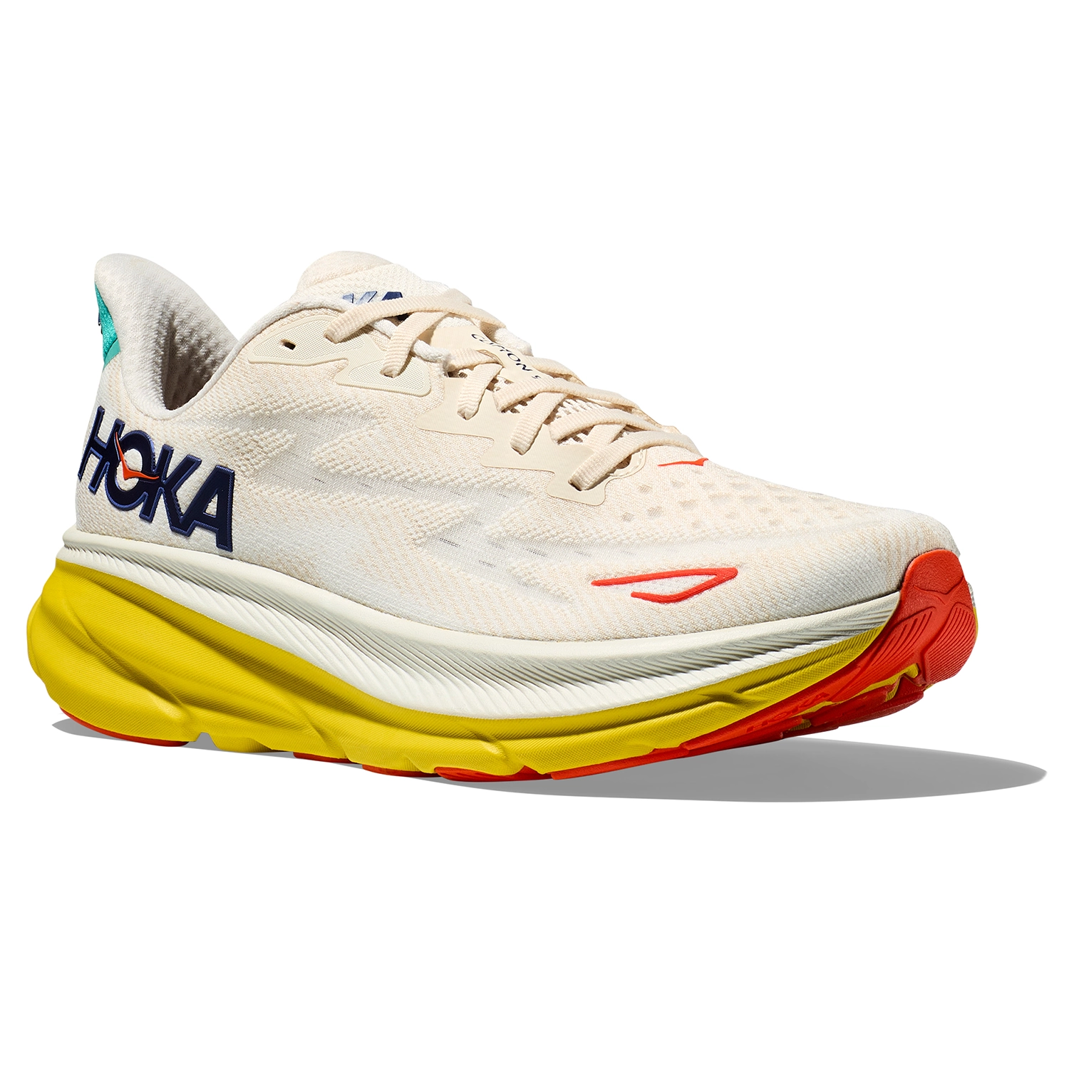 Hoka One One Hoka Clifton 9 Hardloopschoenen Beige/geel Heren 9 Hoka One One Hoka Clifton 9 Hardloopschoenen Beige/geel Heren - Afbeelding 7