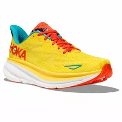 Hoka One One Hoka Clifton 9 Hardloopschoenen Geel Heren -Goedkope Sport Glans Winkel hoka hardloopschoenen 1127895 pfmz 006