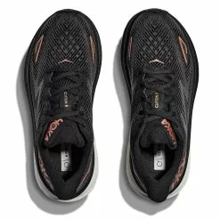 Hoka One One Hoka Clifton 9 Hardloopschoenen Zwart/bruin Dames -Goedkope Sport Glans Winkel hoka hardloopschoenen 1127896 bcppr