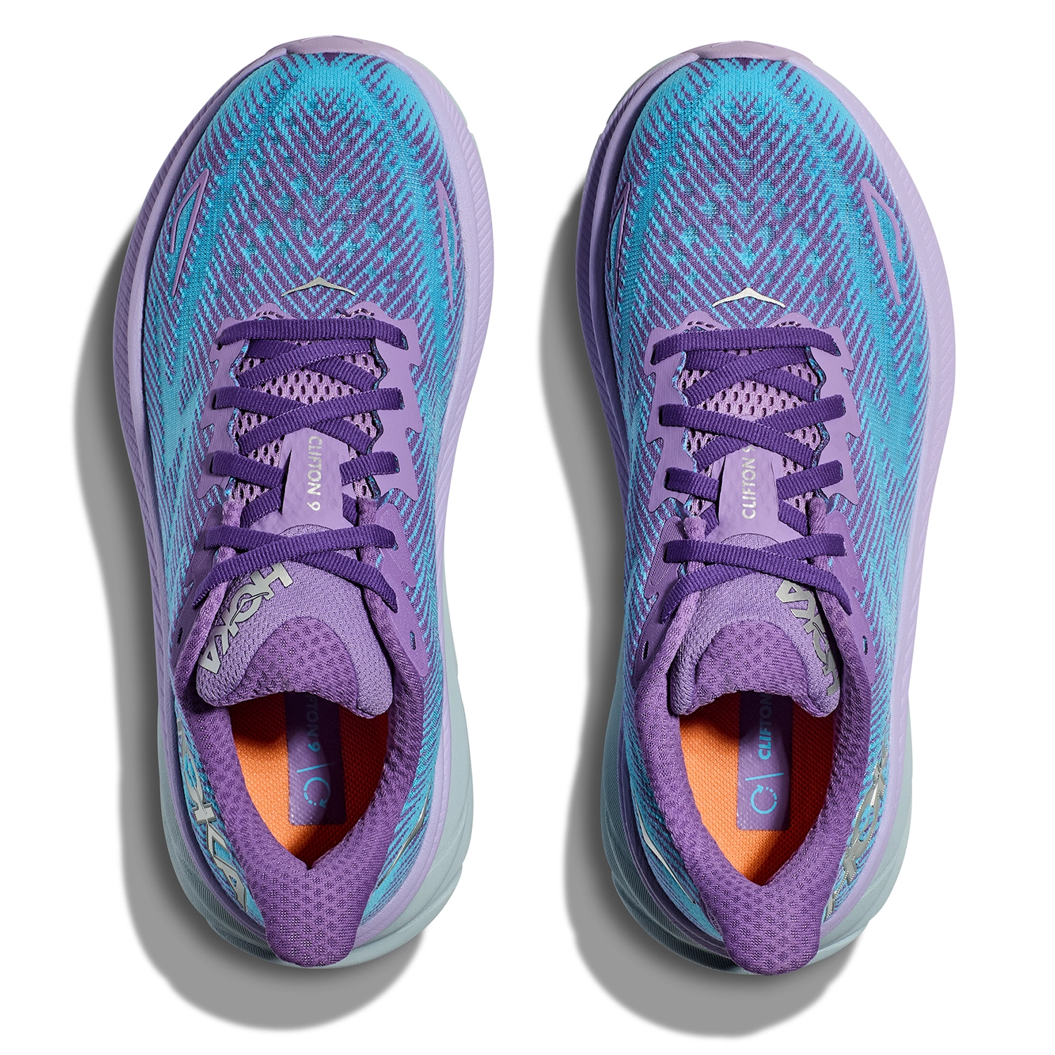 Hoka One One Hoka Clifton 9 Hardloopschoenen Paars/blauw Dames 5 Hoka One One Hoka Clifton 9 Hardloopschoenen Paars/blauw Dames - Afbeelding 3