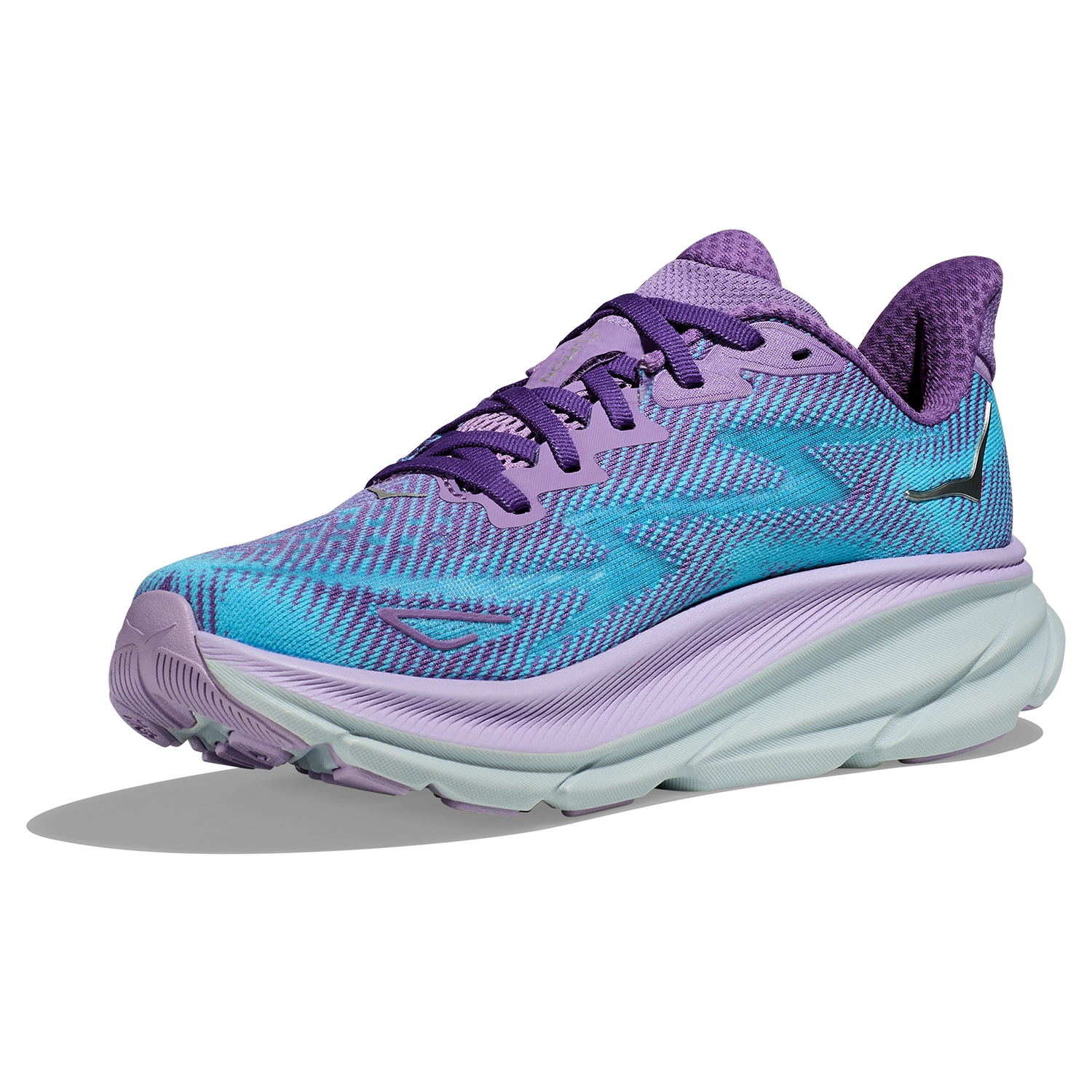 Hoka One One Hoka Clifton 9 Hardloopschoenen Paars/blauw Dames 4 Hoka One One Hoka Clifton 9 Hardloopschoenen Paars/blauw Dames - Afbeelding 2