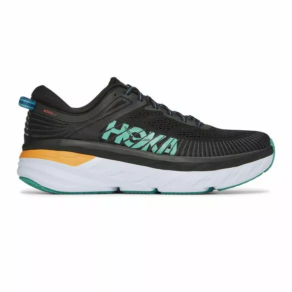 Hoka One One Bondi 7 Hardloopschoenen Zwart/wit Heren 3 Hoka One One Bondi 7 Hardloopschoenen Zwart/wit Heren