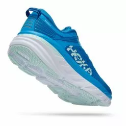 Hoka One One Hoka Bondi 7 Hardloopschoenen Blauw/wit Heren -Goedkope Sport Glans Winkel hoka heren bondi 7 1110518 ibbg 03