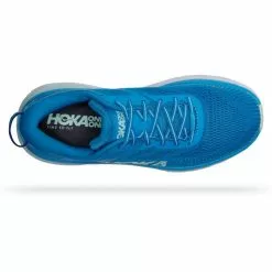 Hoka One One Hoka Bondi 7 Hardloopschoenen Blauw/wit Heren -Goedkope Sport Glans Winkel hoka heren bondi 7 1110518 ibbg 04