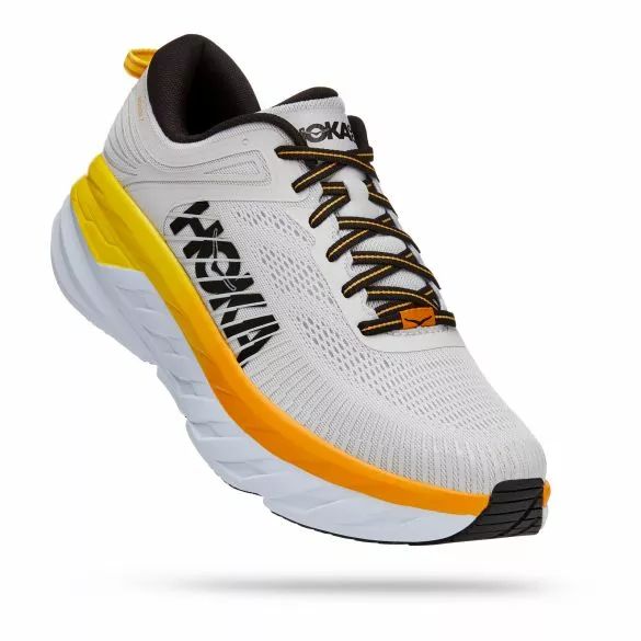 Hoka One One Hoka Bondi 7 Hardloopschoenen Wit Heren 4 Hoka One One Hoka Bondi 7 Hardloopschoenen Wit Heren - Afbeelding 2