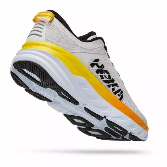 Hoka One One Hoka Bondi 7 Hardloopschoenen Wit Heren 5 Hoka One One Hoka Bondi 7 Hardloopschoenen Wit Heren - Afbeelding 3