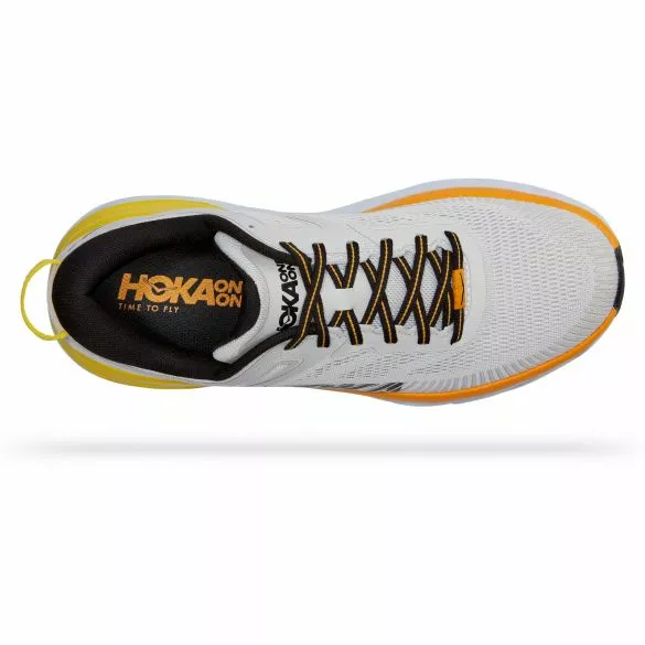 Hoka One One Hoka Bondi 7 Hardloopschoenen Wit Heren 6 Hoka One One Hoka Bondi 7 Hardloopschoenen Wit Heren - Afbeelding 4