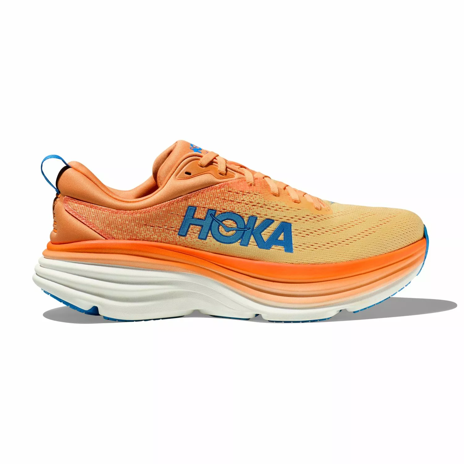 Hoka One One Hoka Bondi 8 Hardloopschoenen Oranje/blauw Heren 3 Hoka One One Hoka Bondi 8 Hardloopschoenen Oranje/blauw Heren