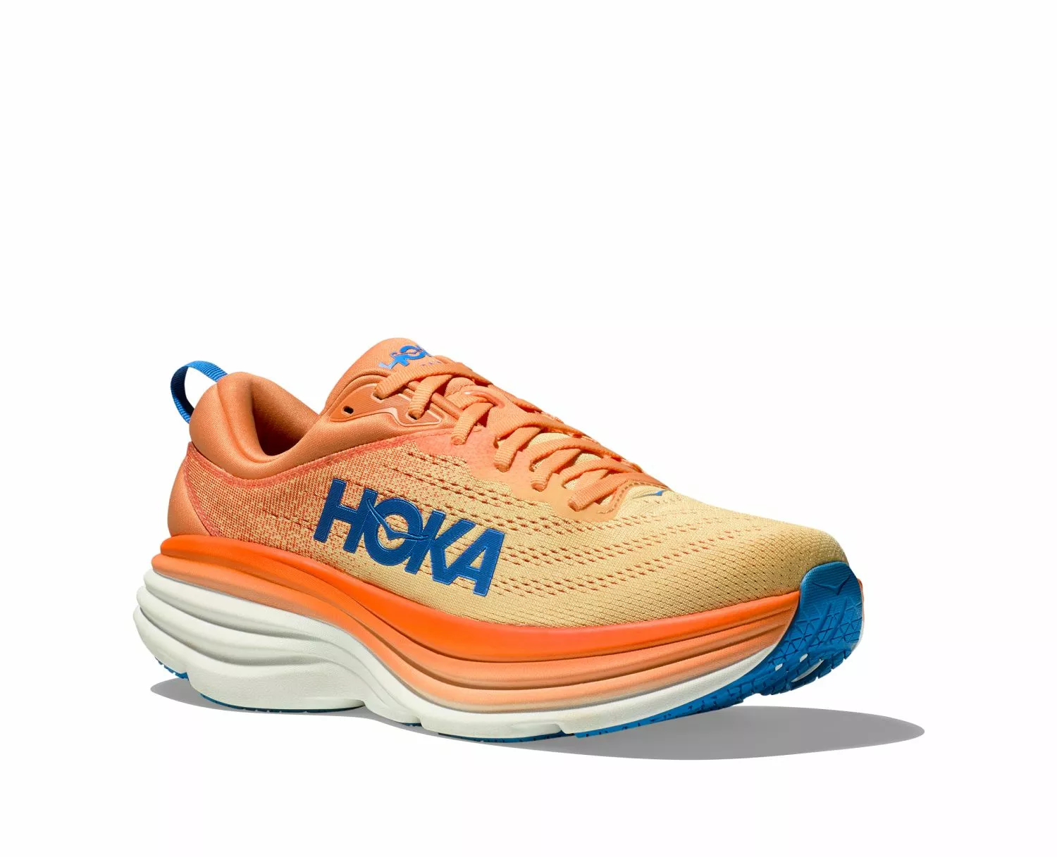 Hoka One One Hoka Bondi 8 Hardloopschoenen Oranje/blauw Heren 8 Hoka One One Hoka Bondi 8 Hardloopschoenen Oranje/blauw Heren - Afbeelding 6