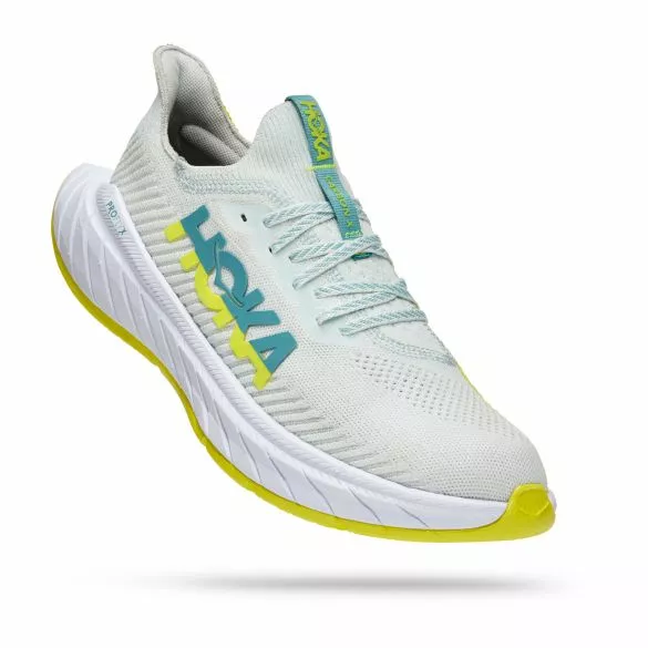 Hoka One One Hoka Carbon X 3 Hardloopschoenen Wit/geel Heren 4 Hoka One One Hoka Carbon X 3 Hardloopschoenen Wit/geel Heren - Afbeelding 2