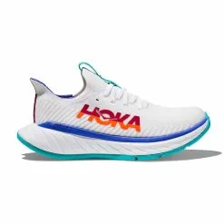 Hoka One One Hoka Carbon X 3 Hardloopschoenen Wit/rood Heren