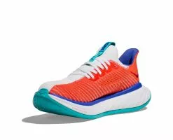 Hoka One One Hoka Carbon X 3 Hardloopschoenen Wit/rood Heren 10 Hoka One One Hoka Carbon X 3 Hardloopschoenen Wit/rood Heren -Goedkope Sport Glans Winkel hoka heren carbon x 3 1123192 wfm 03