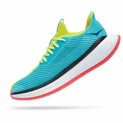 Hoka One One Hoka Carbon X 3 Hardloopschoenen Groen/blauw Heren -Goedkope Sport Glans Winkel hoka heren carbon x evening primrose scuba blue 1123192 epsb 04