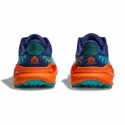 Hoka One One Hoka Challenger ATR 7 Hardloopschoenen Blauw/oranje Heren -Goedkope Sport Glans Winkel hoka heren challenger atr 7 1134497 cvor 05